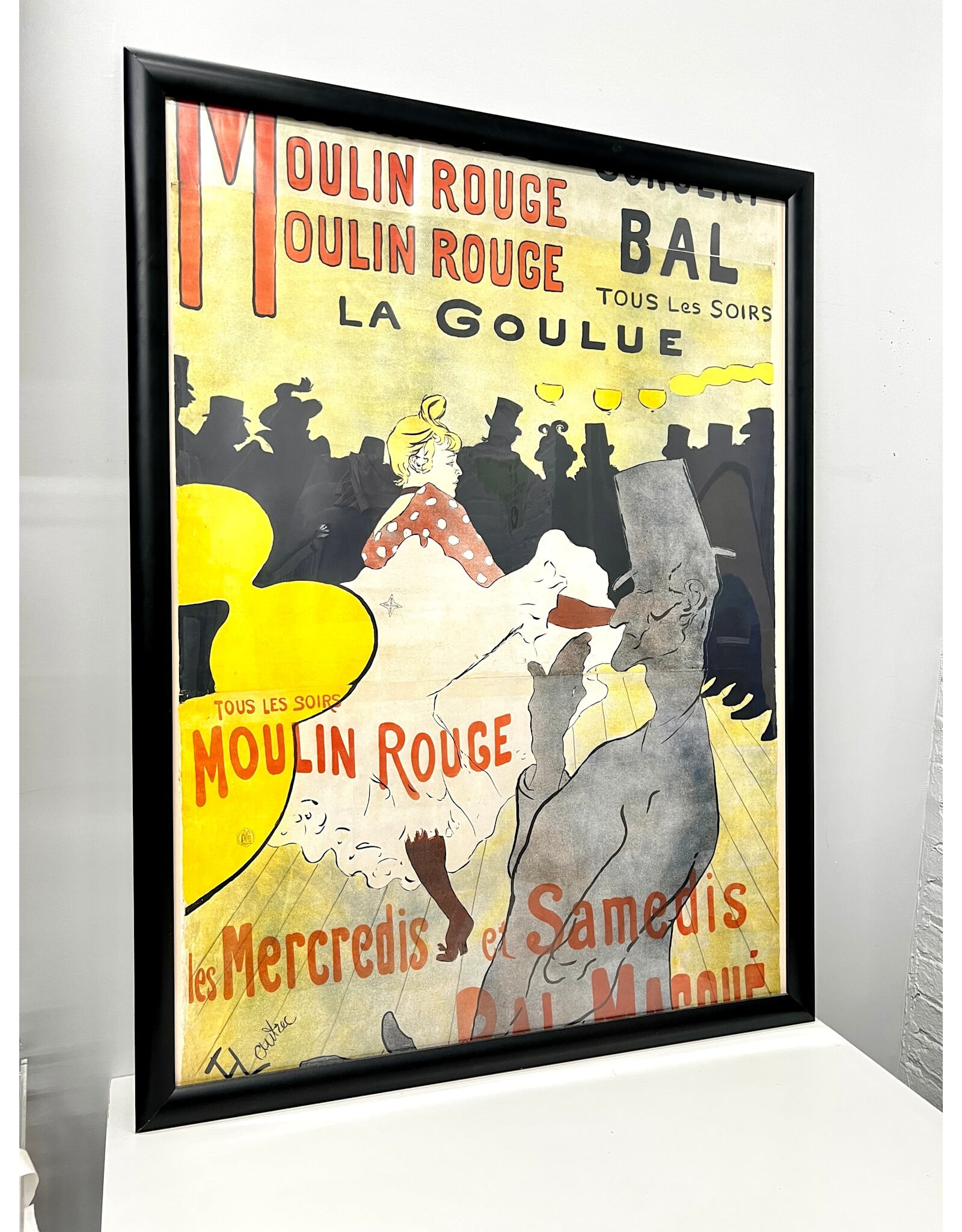 Moulin Rouge by Henri Toulouse-Latrec framed poster