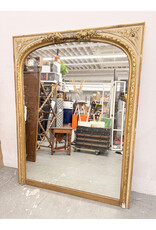 Large Victorian Gilt Carved & Painted Pier Mirror