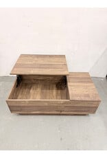 Rustic Style Rectangular Wooden Coffee Table