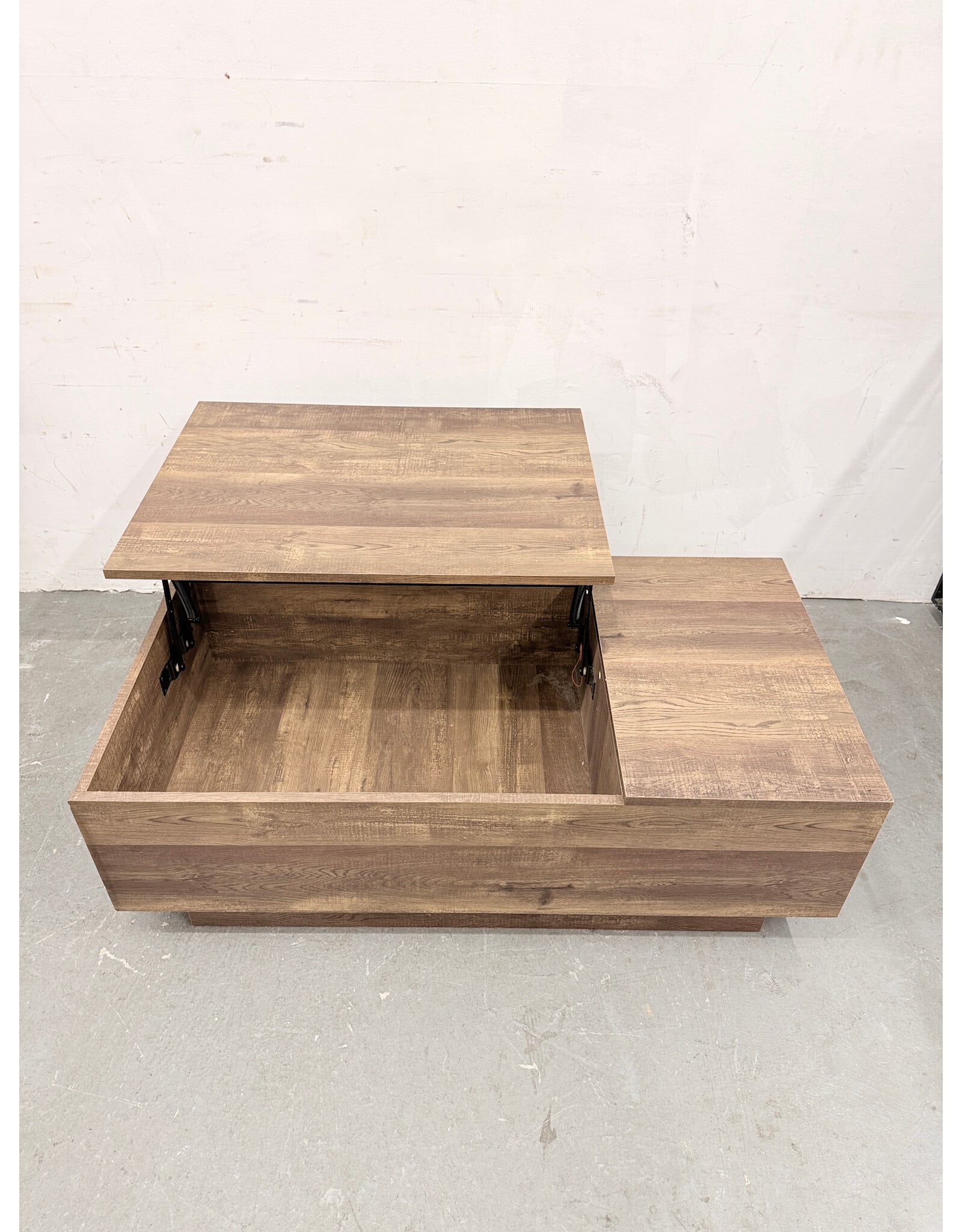 Rustic Style Rectangular Wooden Coffee Table