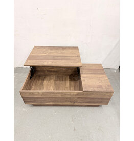 Rustic Style Rectangular Wooden Coffee Table