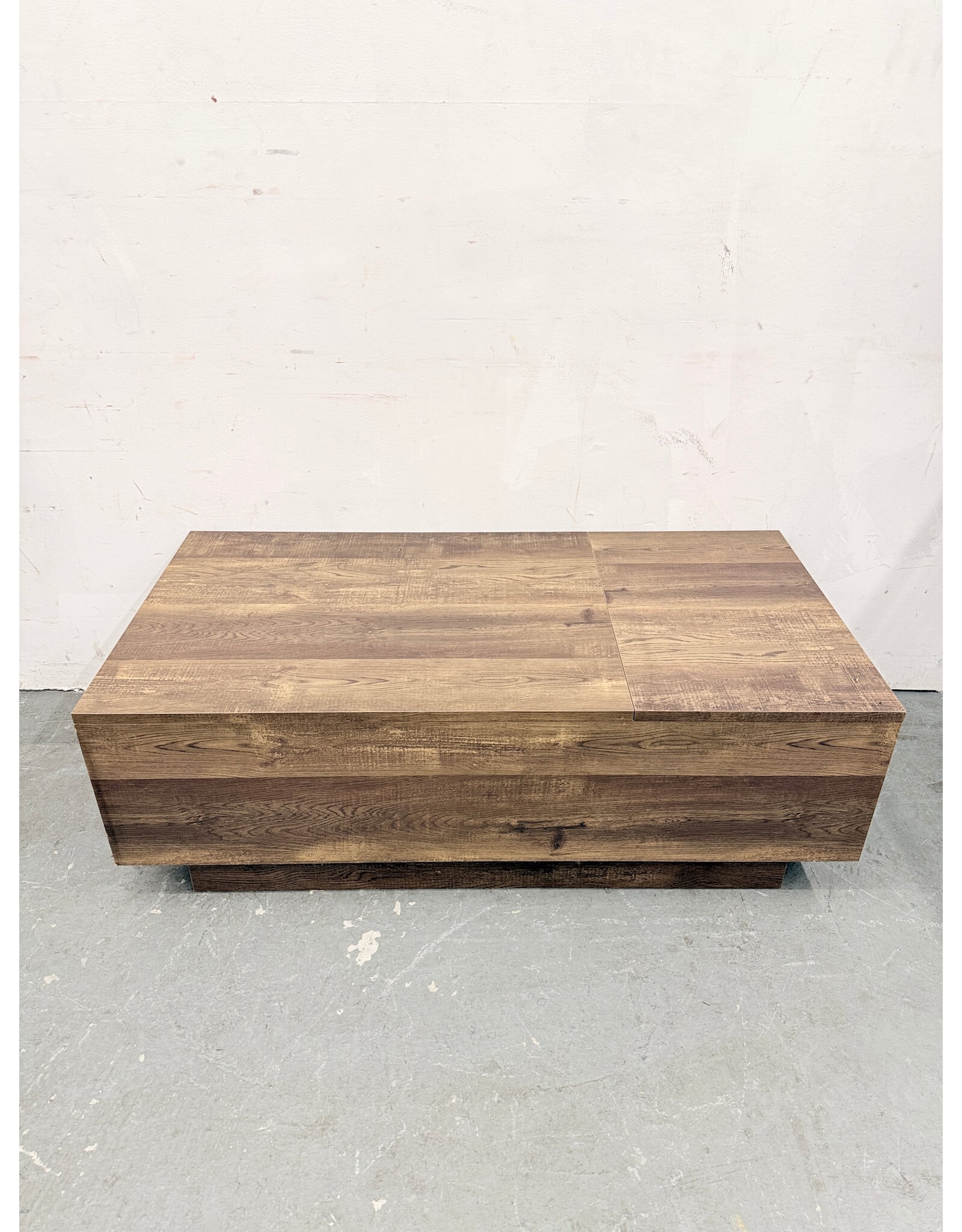 Rustic Style Rectangular Wooden Coffee Table