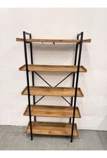 Industrial 5-Tier Bookshelf