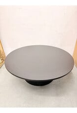Minimalist Round Black Coffee Table