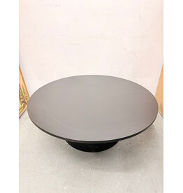 Minimalist Round Black Coffee Table