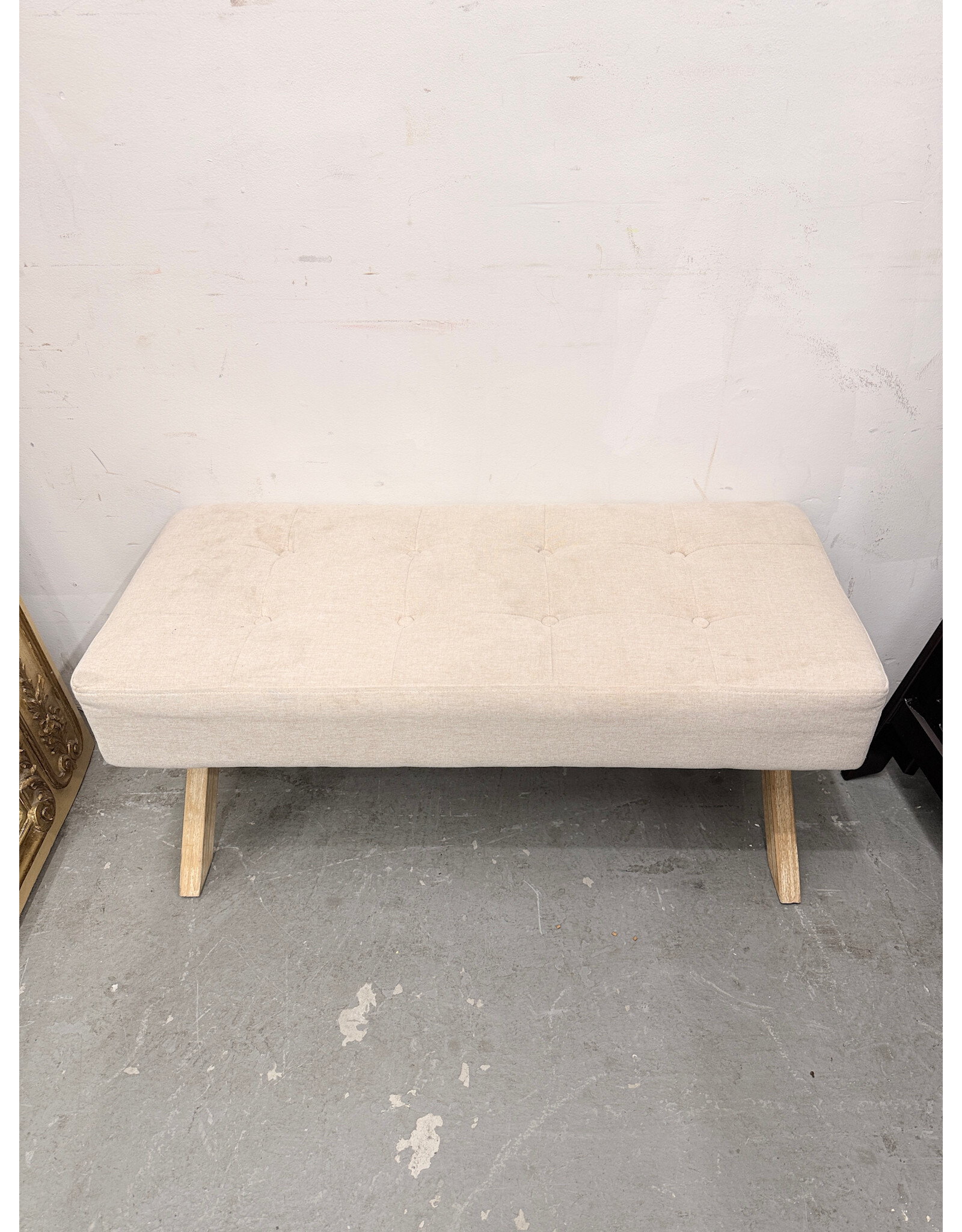 Modern Tufted Bench