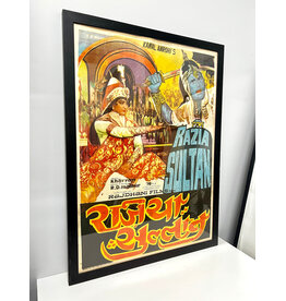 Vintage Razia Sultan Movie Poster