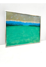 Field, framed painting, sgnd Bernard Galkin