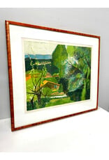 Oliviers en Provence, 154/175, framed lithograph, sgnd Guy Bardone