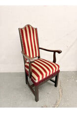 High-Back Wooden Chippendale Style Dining Chair