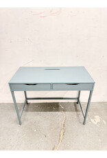 Modern Alex Gray-Turquoise Desk, Ikea
