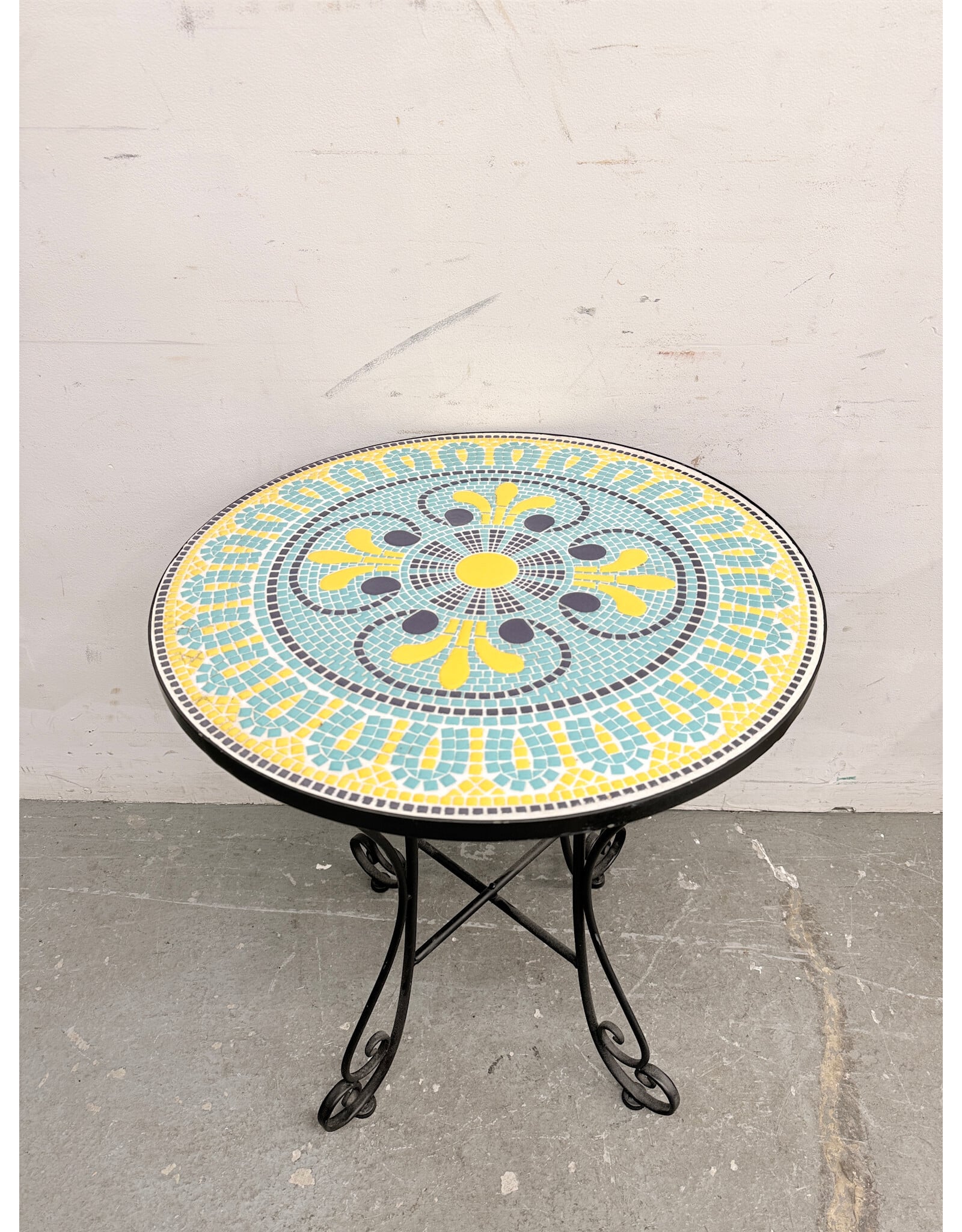 Ceramic Tile Top Outdoor/Indoor Bistro Table
