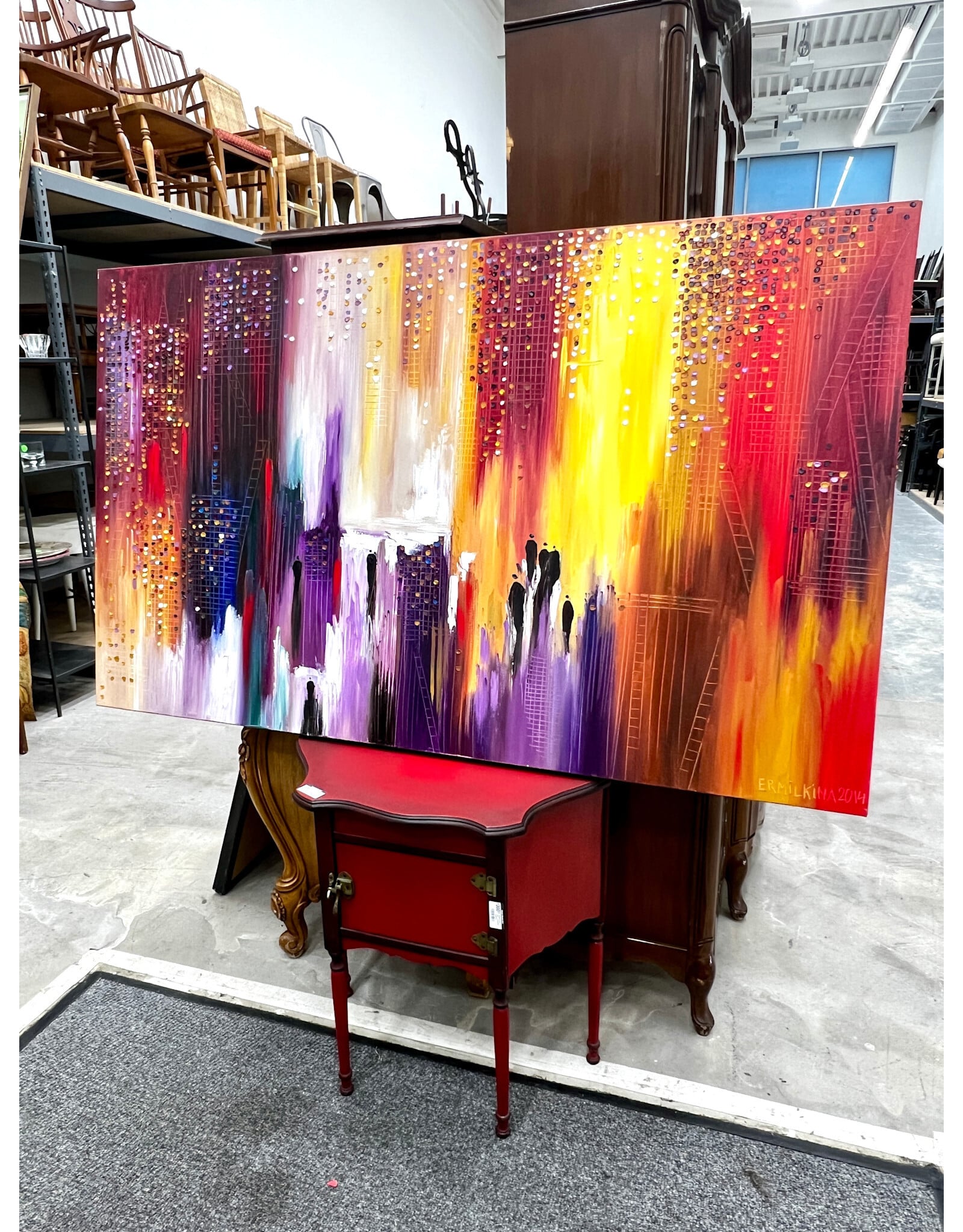 Moonlight Colors by Ekaterina Ermilkina, painting on canvas