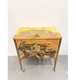 Decorative Rolling Cabinet