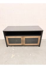 Bell Modern Wood & Glass Tv Media Stand
