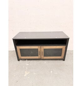 Bell Modern Wood & Glass Tv Media Stand
