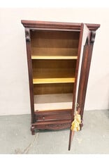 Traditional Single-Door Mahogany Armoire