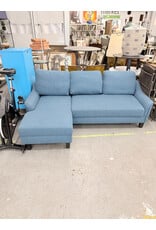 Modern Chaise Sleeper Sofa in that Blue