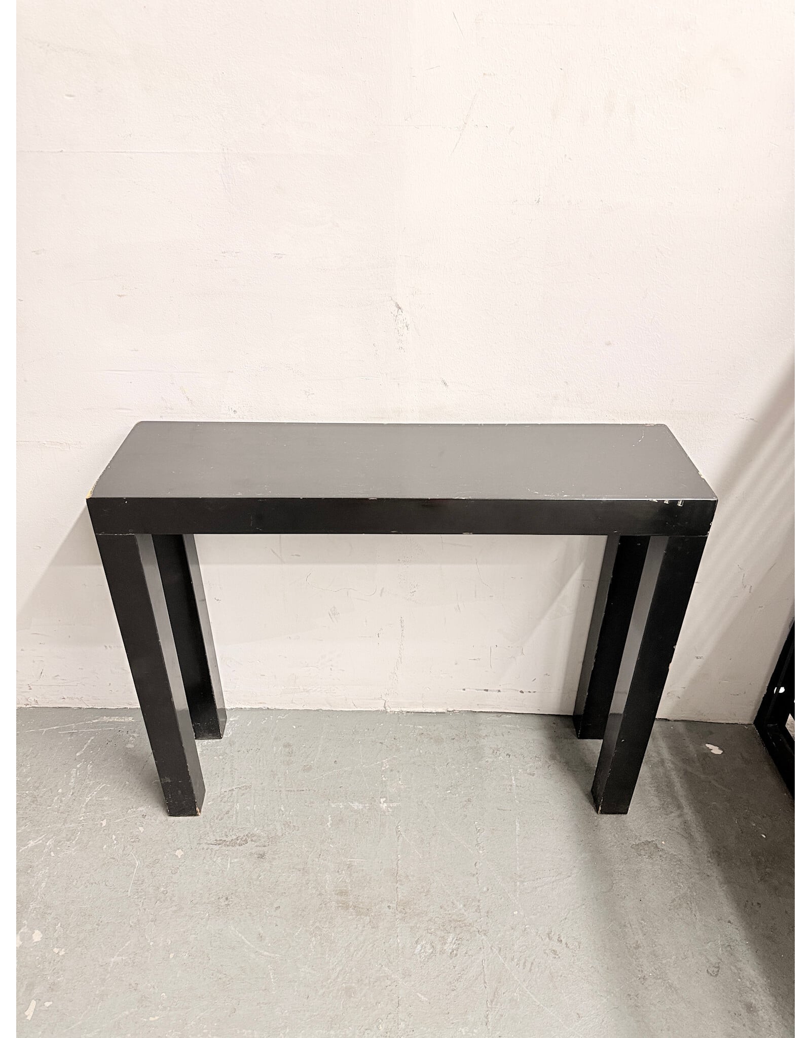 Modern Black Wood Console