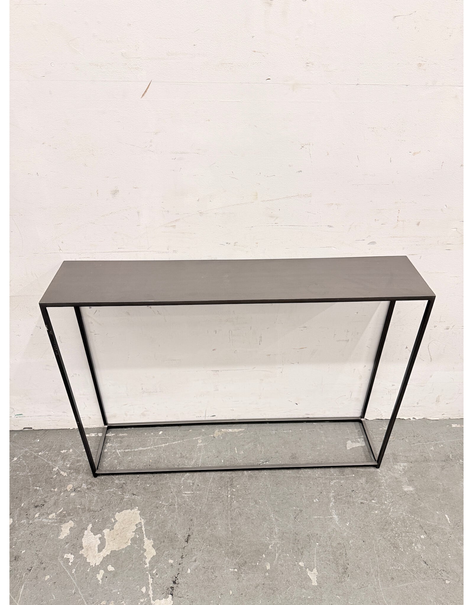 Mill Rectangular Steel Console Table, CB2