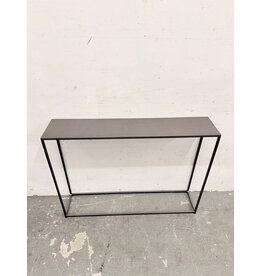 Mill Rectangular Steel Console Table, CB2