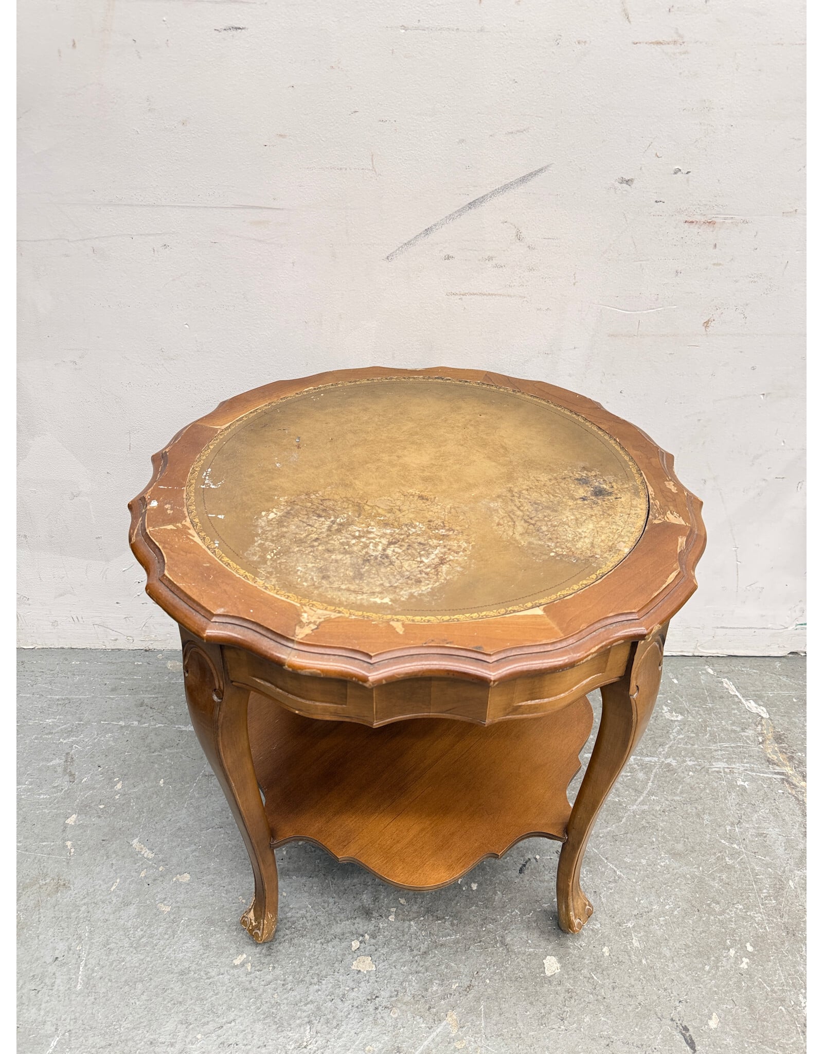 Antique Style Round Accent Table