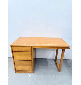Mid-Century Modern Birch Writing Desk