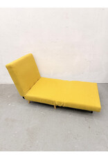 Modern Mustard Yellow Convertible Sleeper Lounge Chair