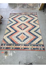 Palmetto Living Alexandria Kilim Diamonds Faded Red Area Rug