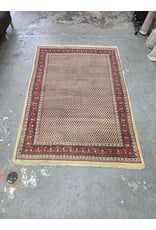 Vintage Sarouk Hand-knotted Area Rug