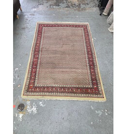 Vintage Sarouk Hand-knotted Area Rug