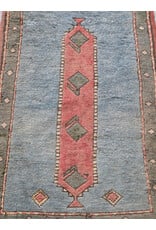 Vintage Turkish Hand-knotted Runner