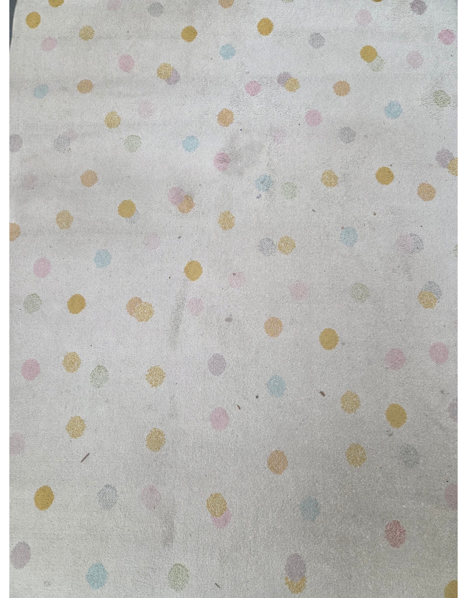 Unique Loom Whimsy Collection Ivory Bubbles Area Rug