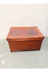 Vintage Style Leather-Bound Trunk