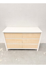 Modern 6-Drawer Wood Dresser