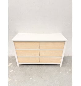 Modern 6-Drawer Wood Dresser