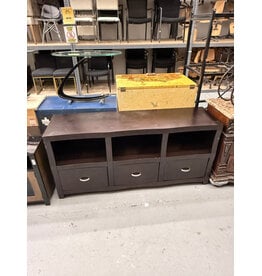 Modern 3-Drawer/3-Shelf Tv Console