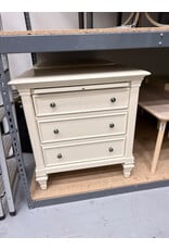 Patina 3-Drawer Wood Nightstand with Slide-Out Tray