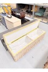 Safavieh Caius Wicker Bench With Storage