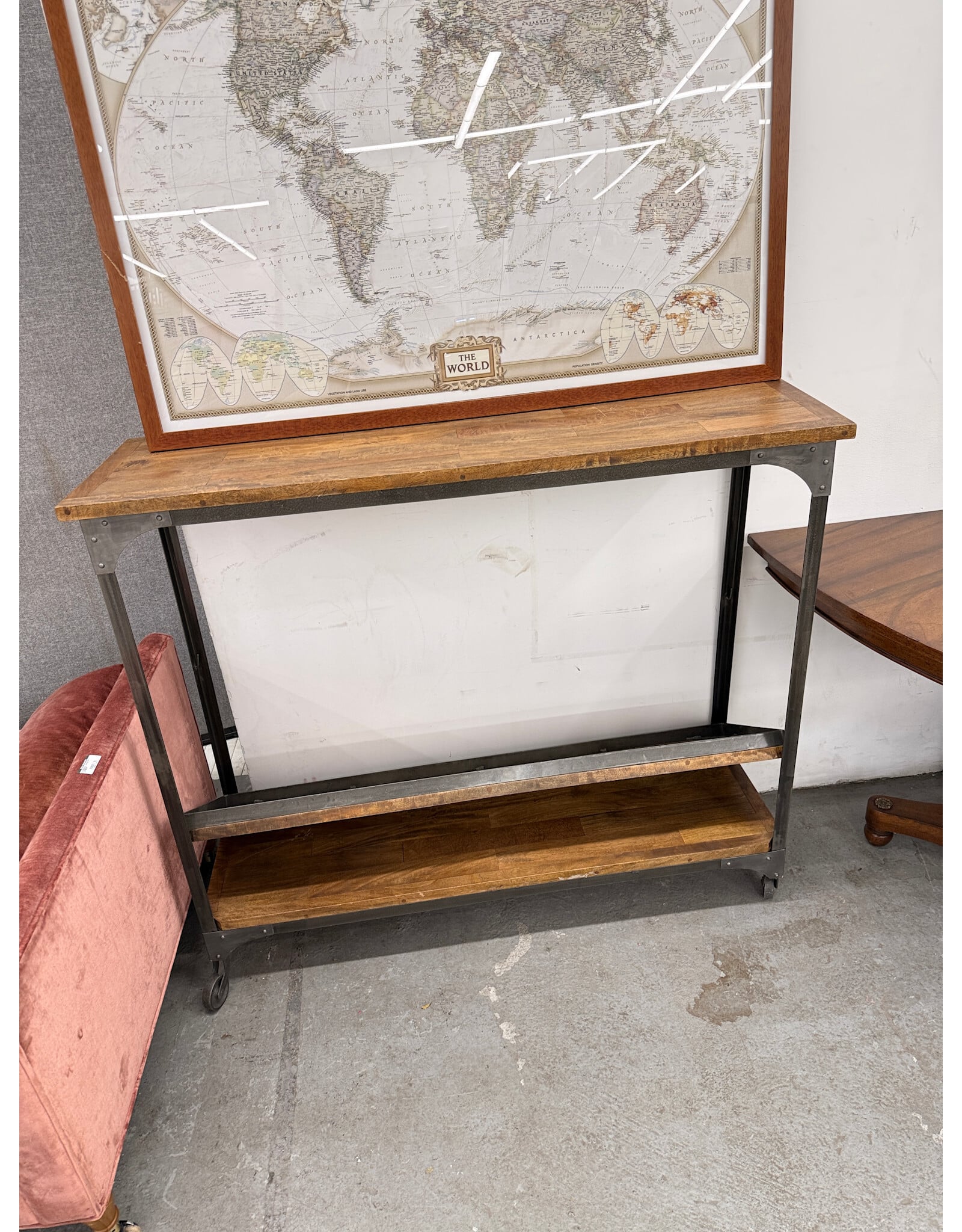 World Market Aiden Wood & Metal Console Table