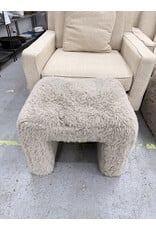 Roundhill Furniture Zorya Fuzzy Ottoman
