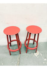 Red-Powder Counter Stool