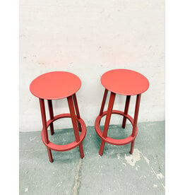 Red-Powder Counter Stool