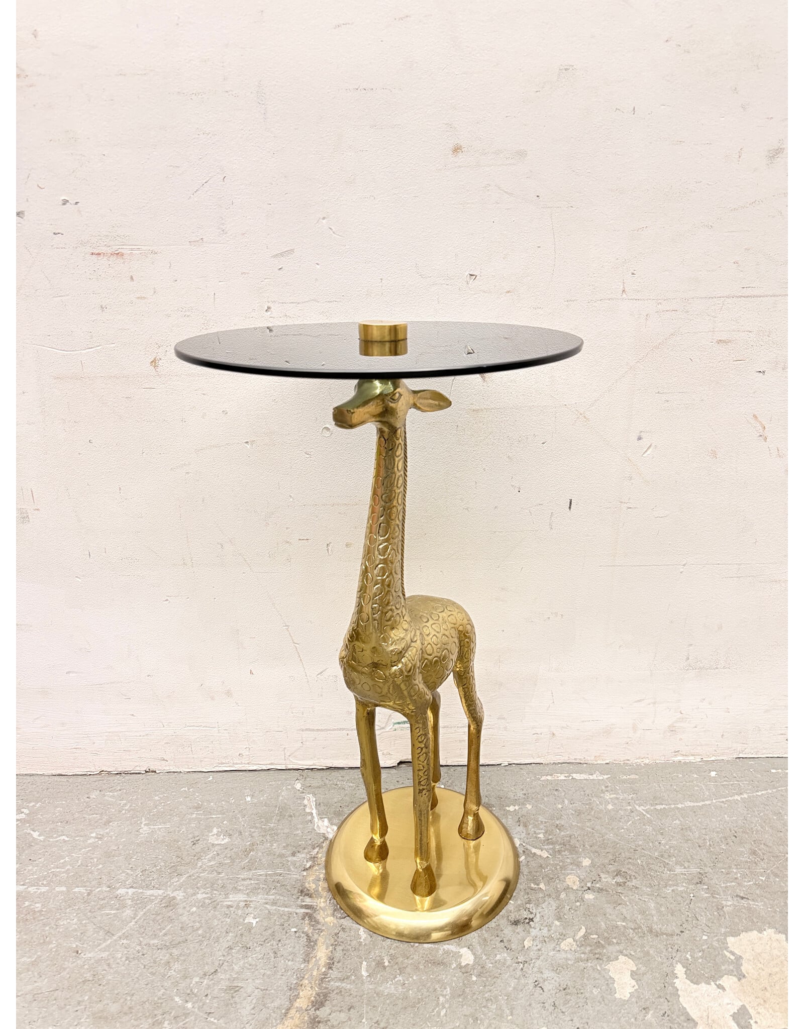 Gillard Giraffe Base Accent Table