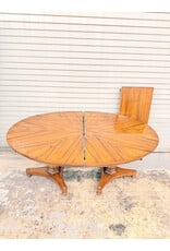 Tripod Feet, Oval Top Extendable Dining Table