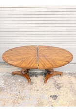 Tripod Feet, Oval Top Extendable Dining Table