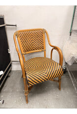 Woven Wicker Armchair