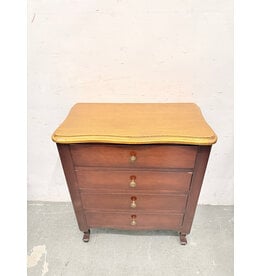 Small 4-Drawer Wooden Chest of Drawers