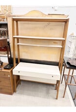 Williams Sonoma Modern Wall Desk-Case in White Pecan