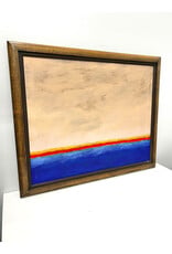 Coastline, framed painting